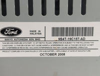 2009-2009 Ford Focus Am Fm Cd Player Radio Receiver 458943 - Oemusedautoparts1.com