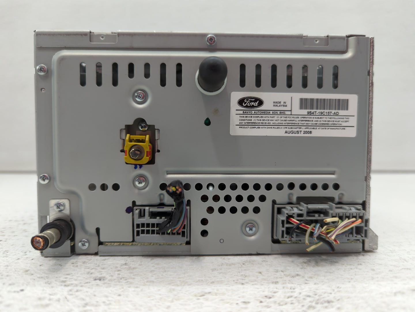2009 Ford Focus Radio AM FM Cd Player Receiver Replacement P/N:9S4T-19C157-AD 9S4T-19C116-AA Fits OEM Used Auto Parts - Oemu