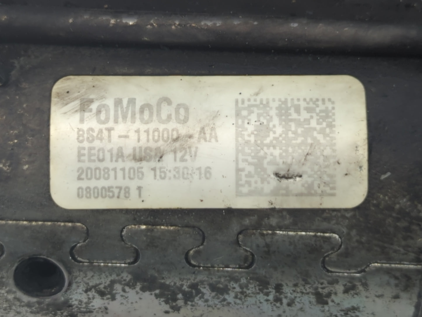 2009 Ford Focus Car Starter Motor Solenoid OEM P/N:8S4T-11000-AA Fits OEM Used Auto Parts - Oemusedautoparts1.com