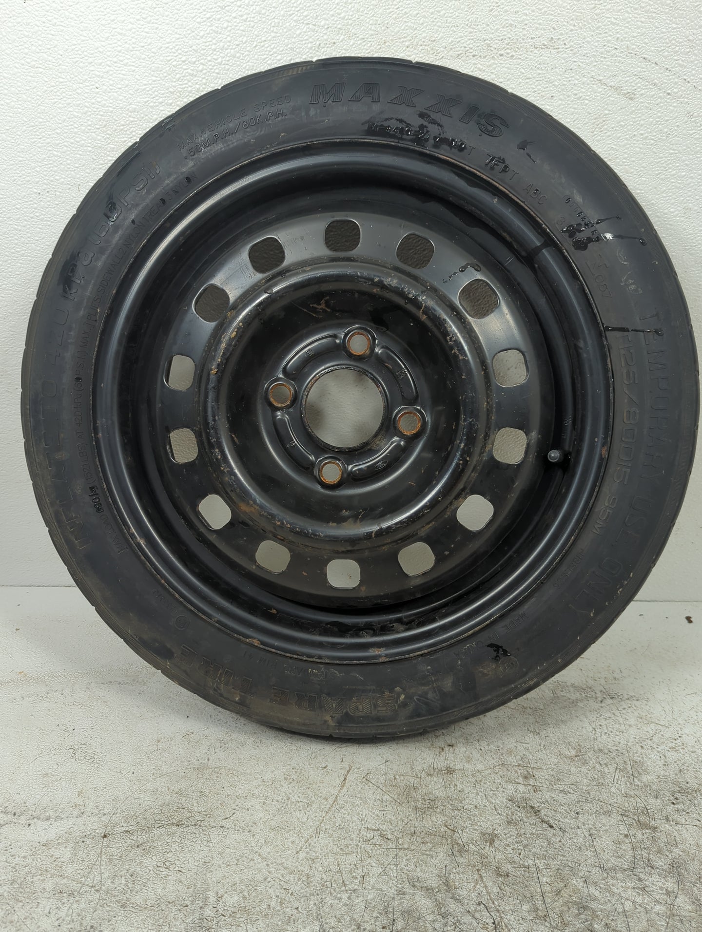 2009 Ford Focus Spare Donut Tire Wheel Rim Oem - Oemusedautoparts1.com