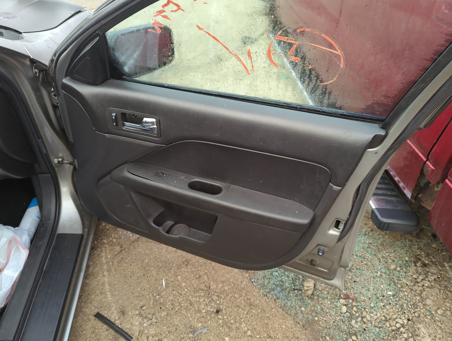 2009 Ford Fusion Front Right Passenger Interior Door Panel Trim 1265417 - Oemusedautoparts1.com