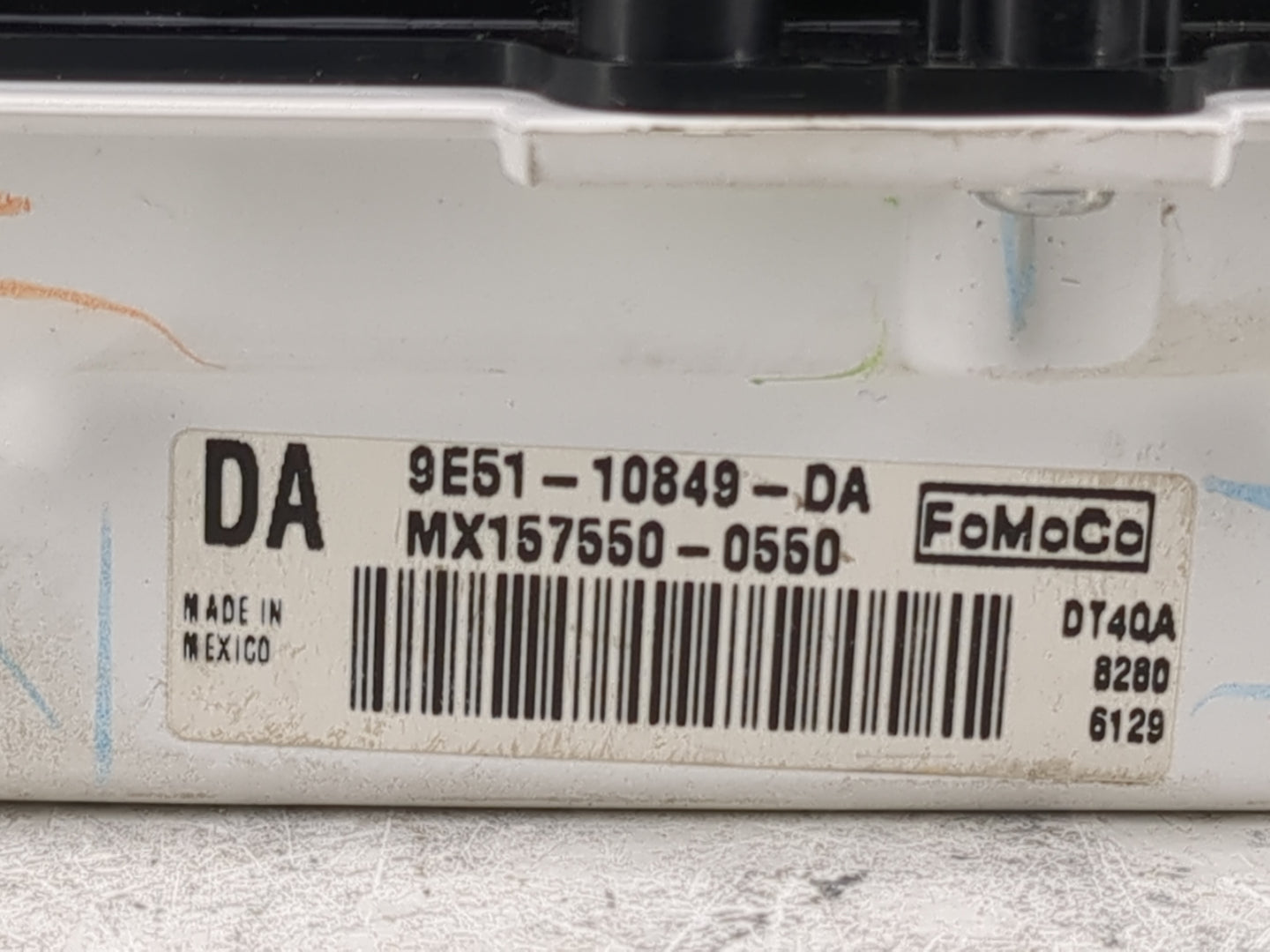 2009 Ford Fusion Instrument Cluster Speedometer Gauges P/N:9E51-10849-DA Fits OEM Used Auto Parts - Oemusedautoparts1.com