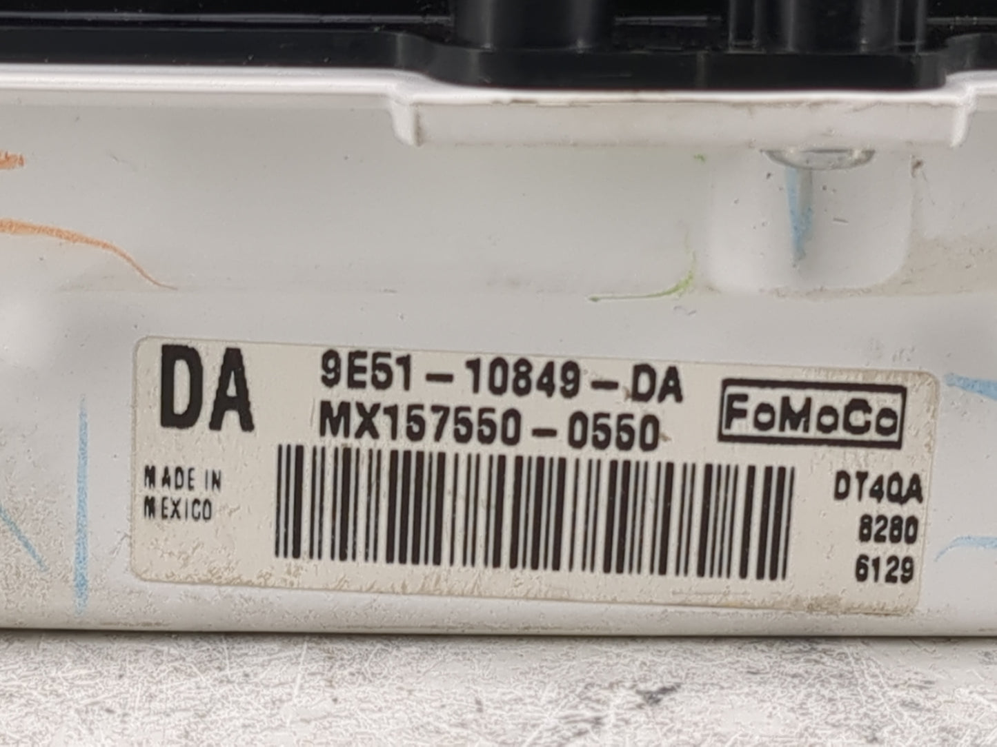 2009 Ford Fusion Instrument Cluster Speedometer Gauges P/N:9E51-10849-DA Fits OEM Used Auto Parts - Oemusedautoparts1.com