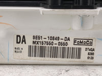 2009 Ford Fusion Instrument Cluster Speedometer Gauges P/N:9E51-10849-DA Fits OEM Used Auto Parts - Oemusedautoparts1.com