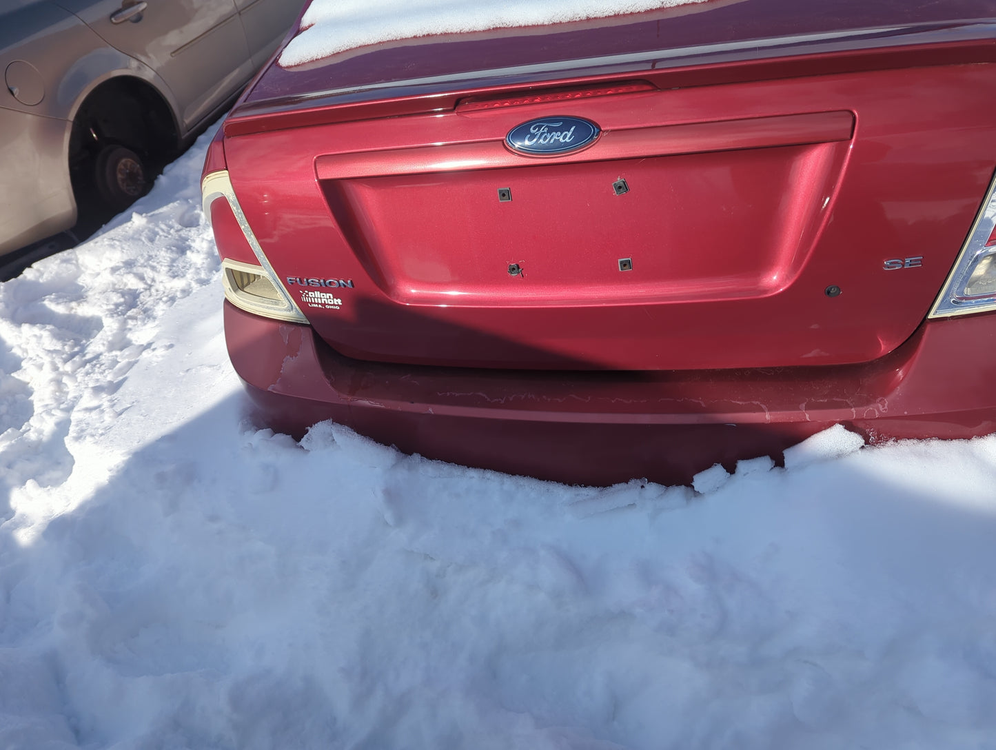 2006-2009 Ford Fusion Rear Bumper Assembly Oem 1361237 - Oemusedautoparts1.com