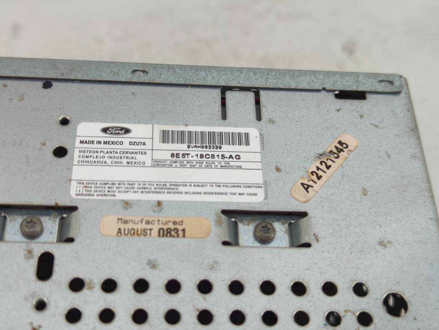 2006-2009 Ford Fusion Radio AM FM Cd Player Receiver Replacement P/N:8E5T-18C815-AG Fits Fits 2006 2007 2008 2009 OEM Used A