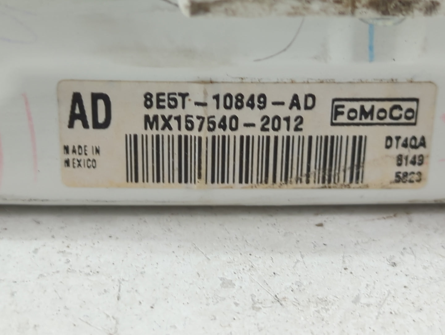 2009 Ford Fusion Instrument Cluster Speedometer Gauges P/N:8E5T-10849-AD Fits OEM Used Auto Parts - Oemusedautoparts1.com
