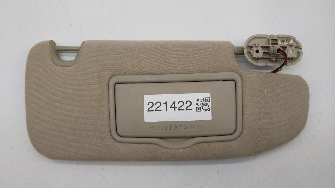2006-2009 Ford Fusion Sun Visor Shade Replacement Passenger Right Mirror Fits Fits 2006 2007 2008 2009 OEM Used Auto Parts -