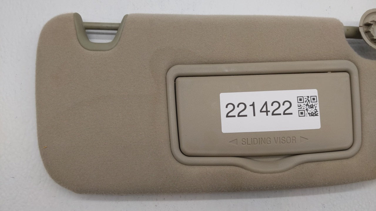 2006-2009 Ford Fusion Sun Visor Shade Replacement Passenger Right Mirror Fits Fits 2006 2007 2008 2009 OEM Used Auto Parts -