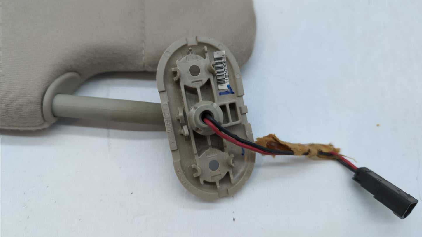 2006-2009 Ford Fusion Sun Visor Shade Replacement Passenger Right Mirror Fits Fits 2006 2007 2008 2009 OEM Used Auto Parts -