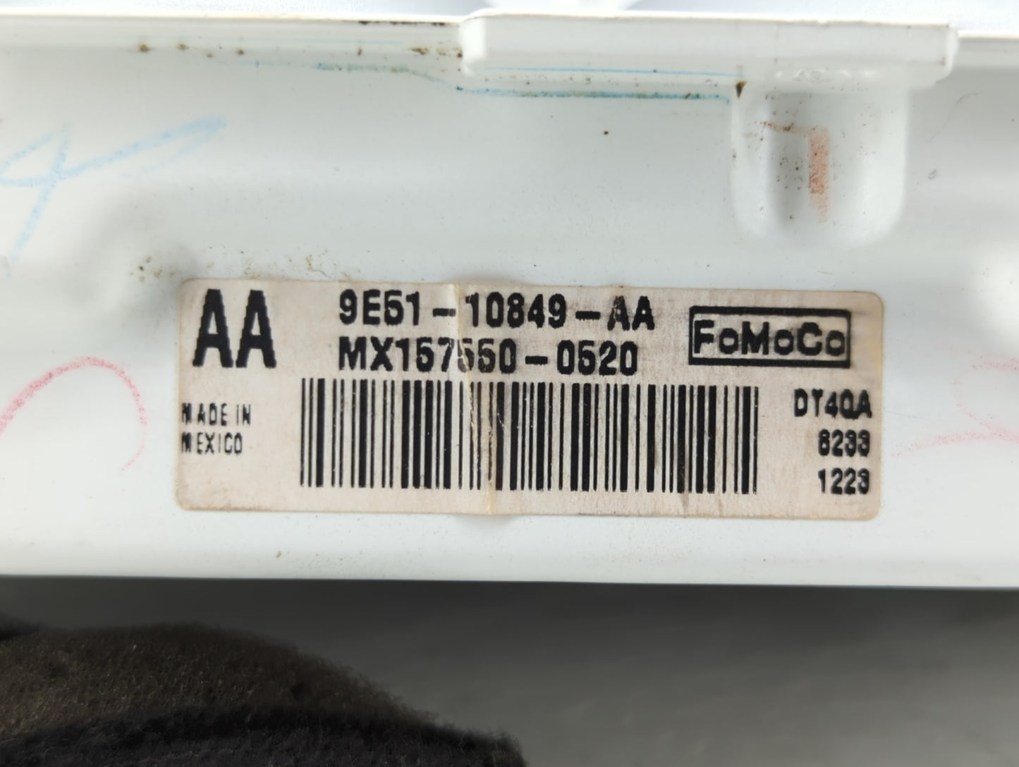 2009 Ford Fusion Instrument Cluster Speedometer Gauges P/N:9E51-10849-AA 9E51-10849-BA Fits OEM Used Auto Parts - Oemusedaut
