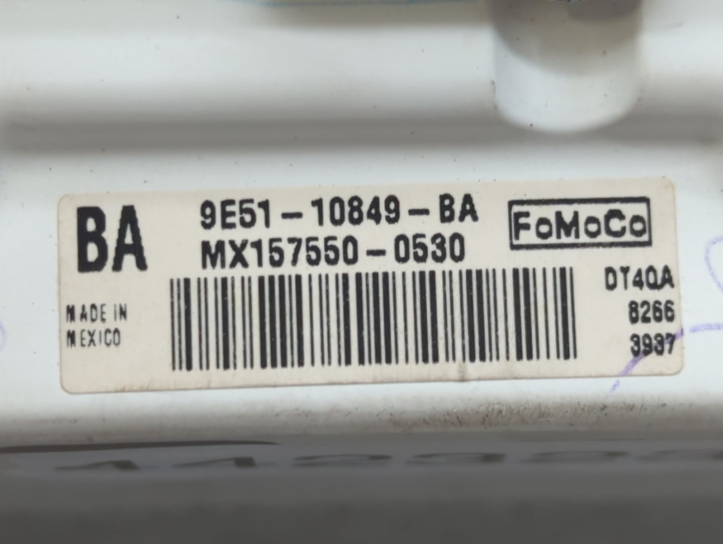 2009 Ford Fusion Instrument Cluster Speedometer Gauges P/N:9E51-10849-BA Fits OEM Used Auto Parts - Oemusedautoparts1.com
