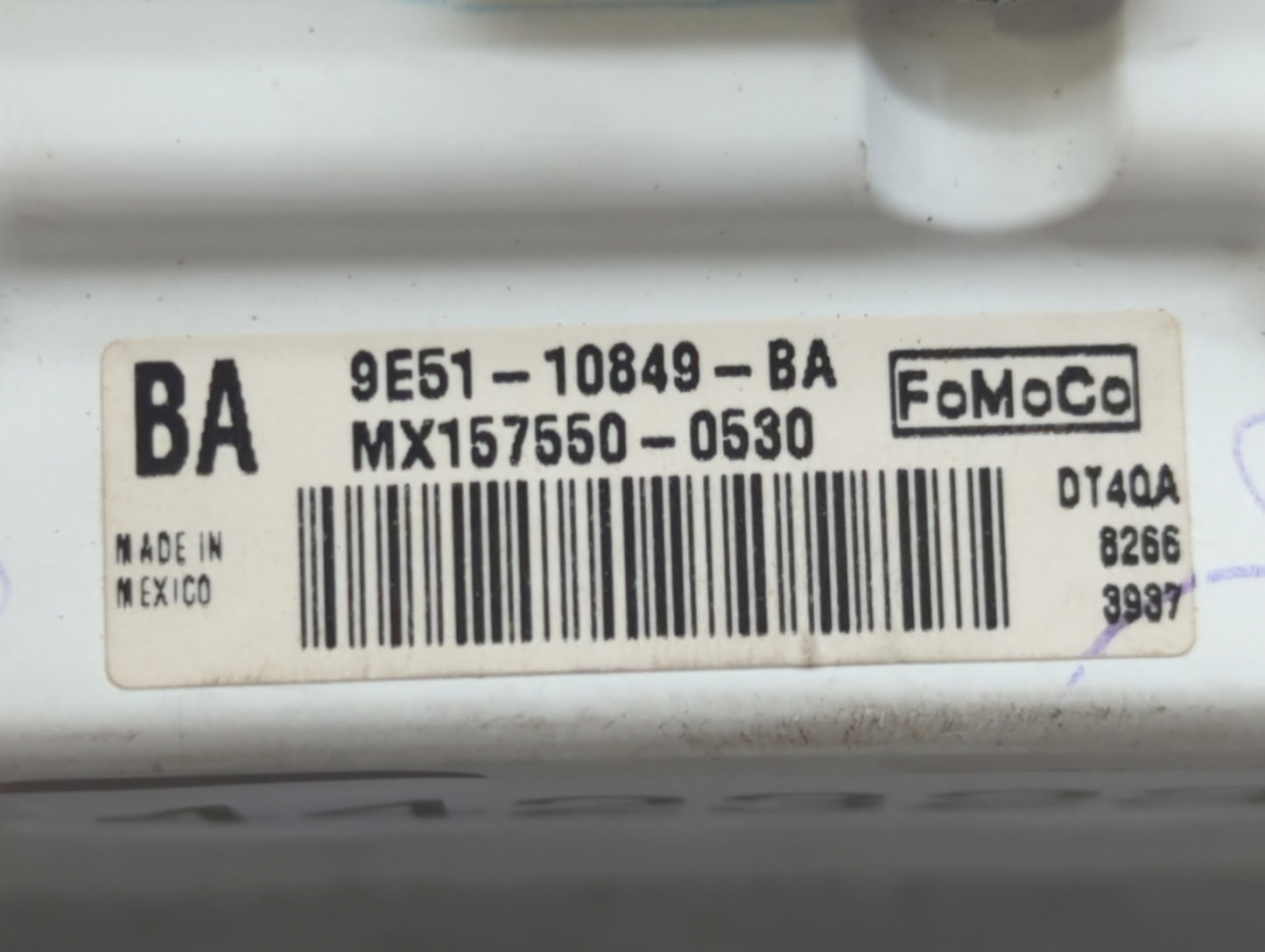 2009 Ford Fusion Instrument Cluster Speedometer Gauges P/N:9E51-10849-BA Fits OEM Used Auto Parts - Oemusedautoparts1.com