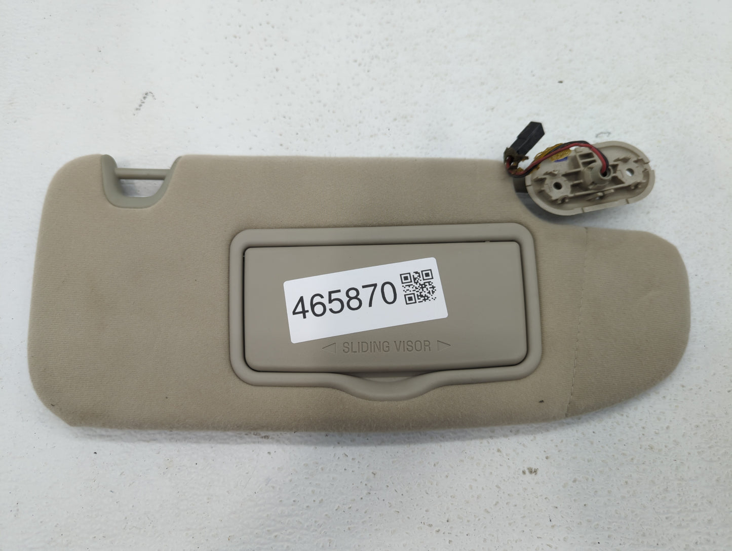 2006-2009 Ford Fusion Sun Visor Shade Replacement Passenger Right Mirror Fits Fits 2006 2007 2008 2009 OEM Used Auto Parts -