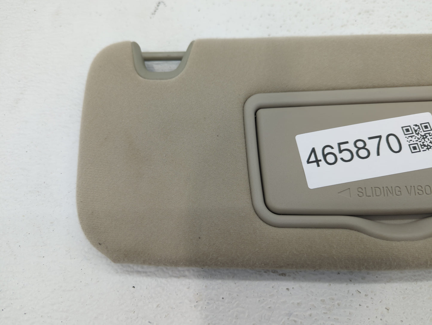 2006-2009 Ford Fusion Sun Visor Shade Replacement Passenger Right Mirror Fits Fits 2006 2007 2008 2009 OEM Used Auto Parts -