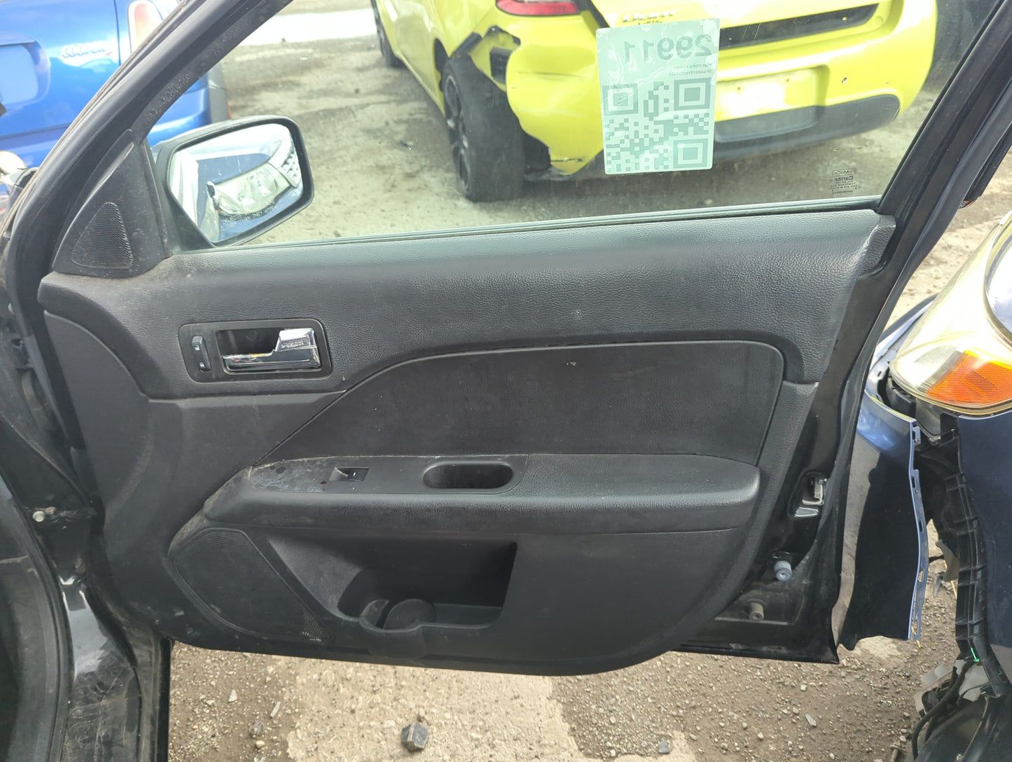 2009 Ford Fusion Front Right Passenger Interior Door Panel Trim 5009392 - Oemusedautoparts1.com