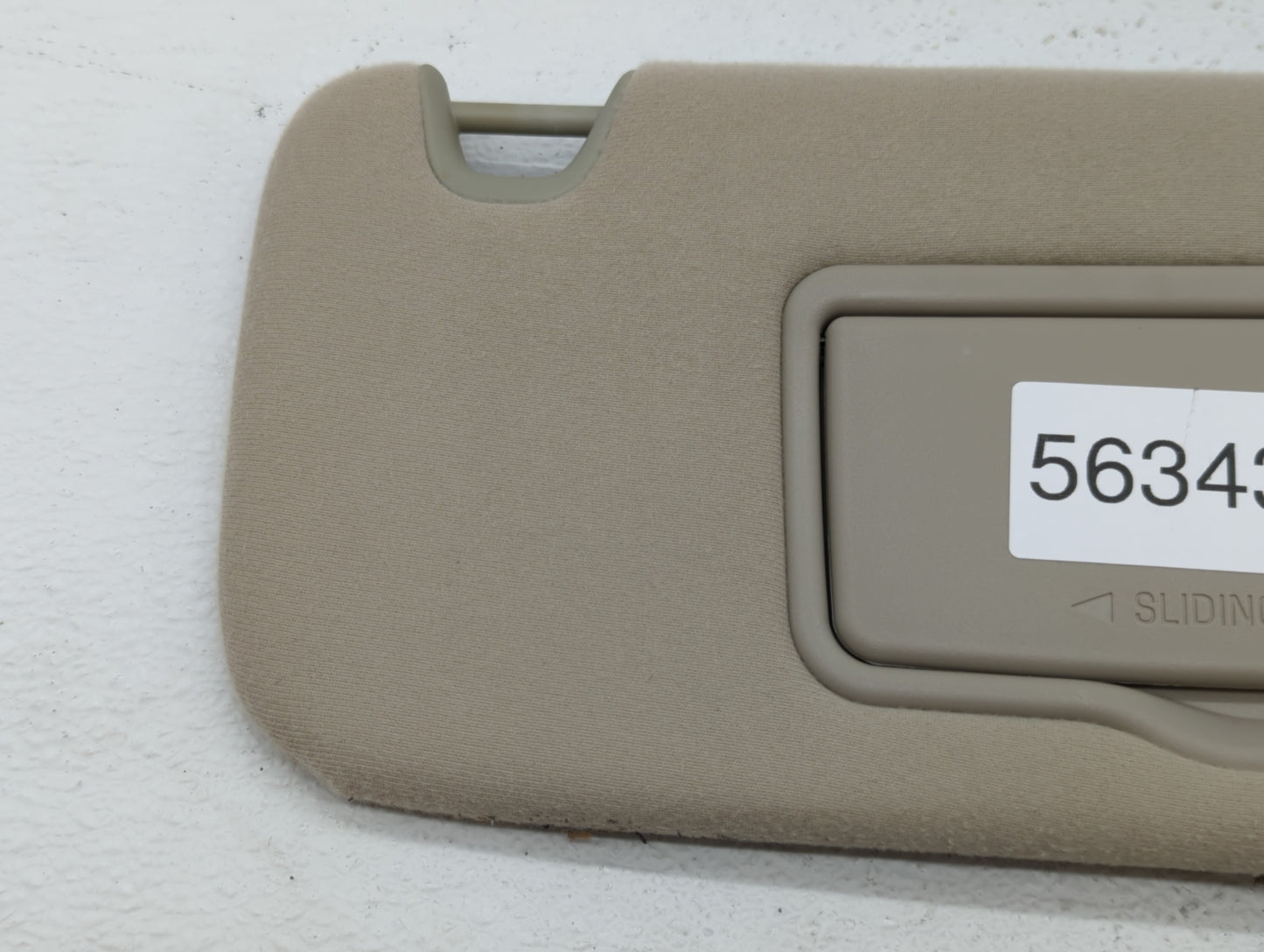 2006-2009 Ford Fusion Sun Visor Shade Replacement Passenger Right Mirror Fits Fits 2006 2007 2008 2009 OEM Used Auto Parts -