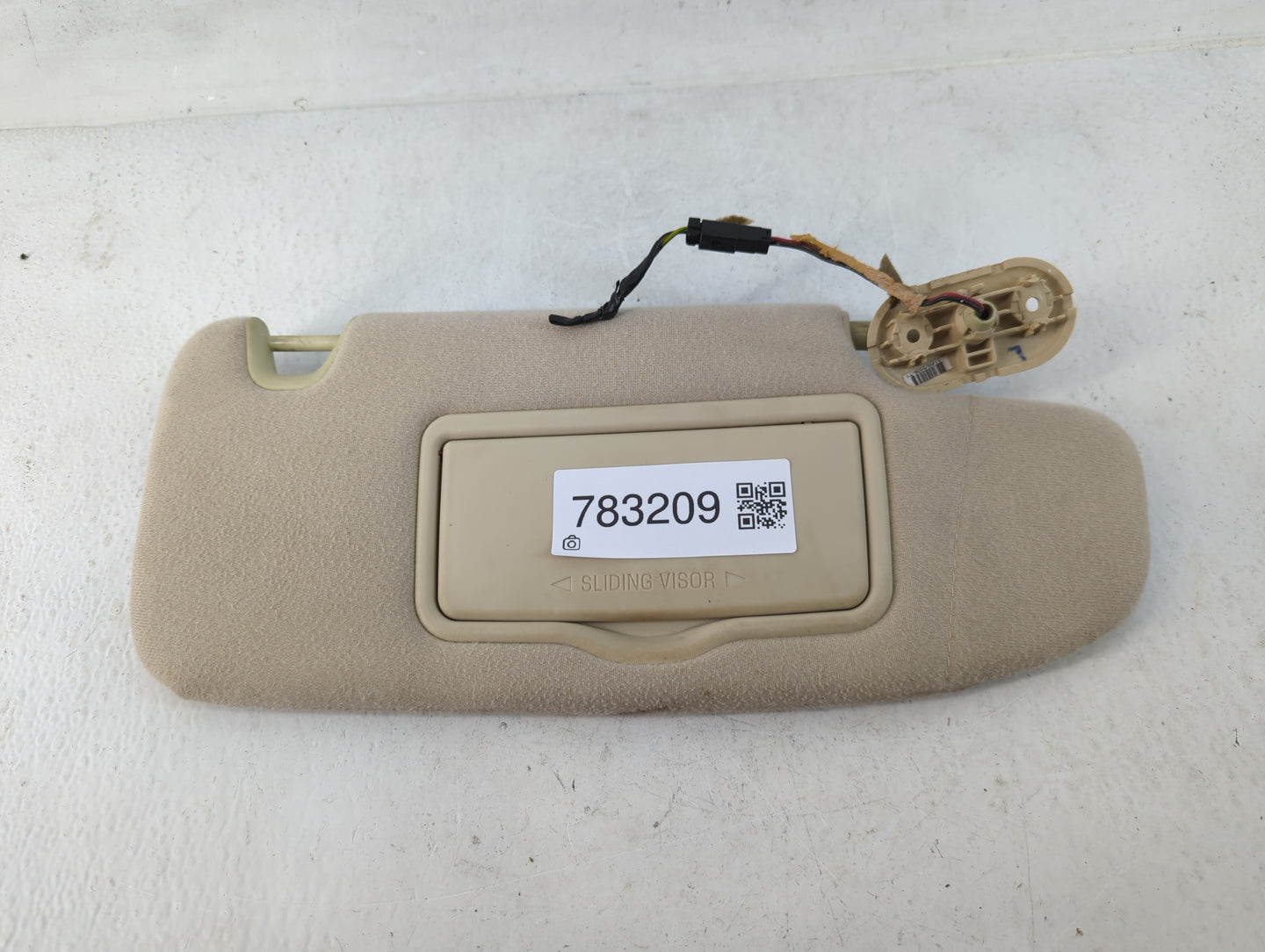 2006-2009 Ford Fusion Sun Visor Shade Replacement Passenger Right Mirror Fits Fits 2006 2007 2008 2009 OEM Used Auto Parts -