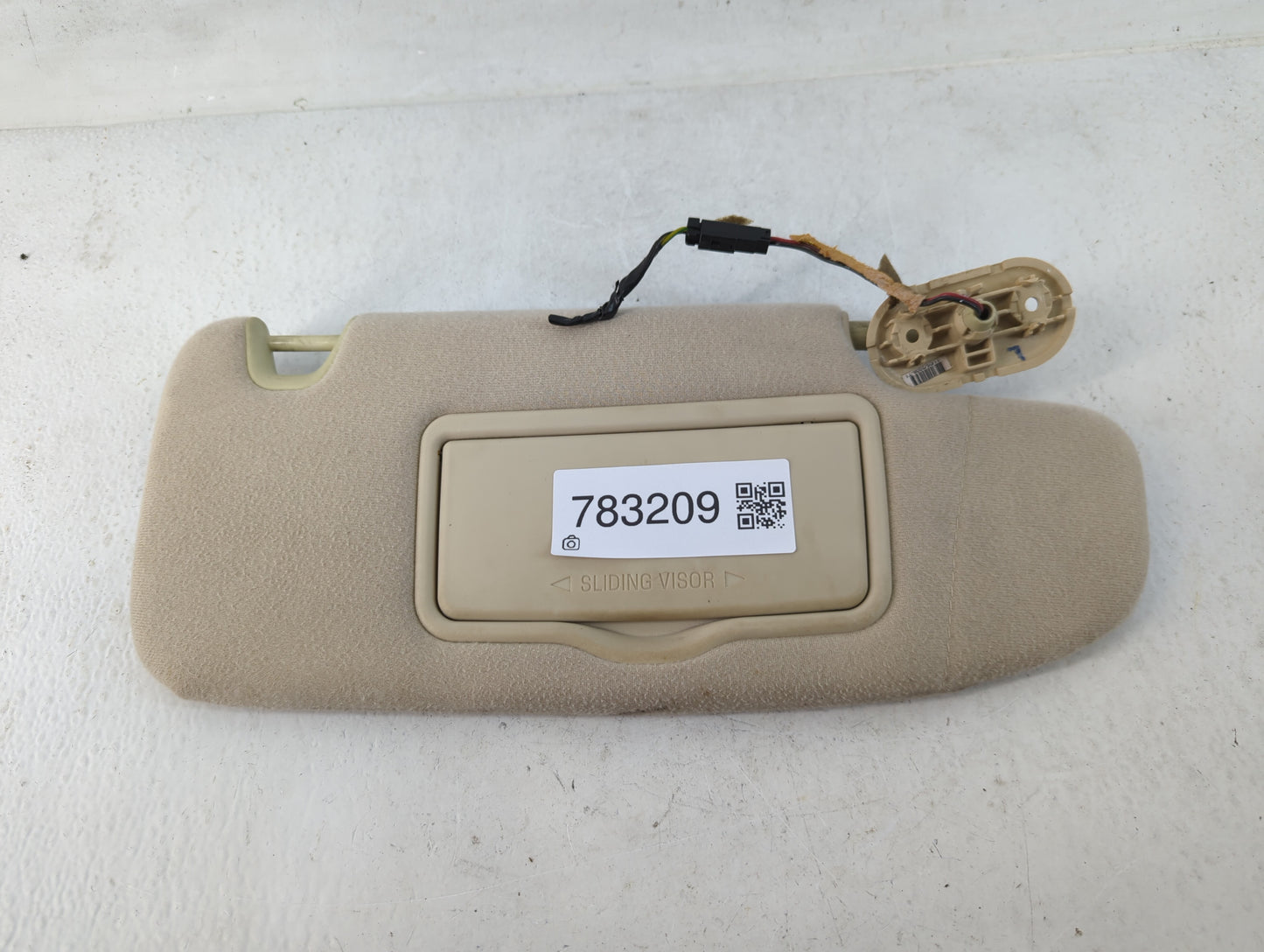 2006-2009 Ford Fusion Sun Visor Shade Replacement Passenger Right Mirror Fits Fits 2006 2007 2008 2009 OEM Used Auto Parts -