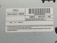 2008-2009 Ford Fusion Radio AM FM Cd Player Receiver Replacement Fits Fits 2008 2009 2010 OEM Used Auto Parts - Oemusedautop