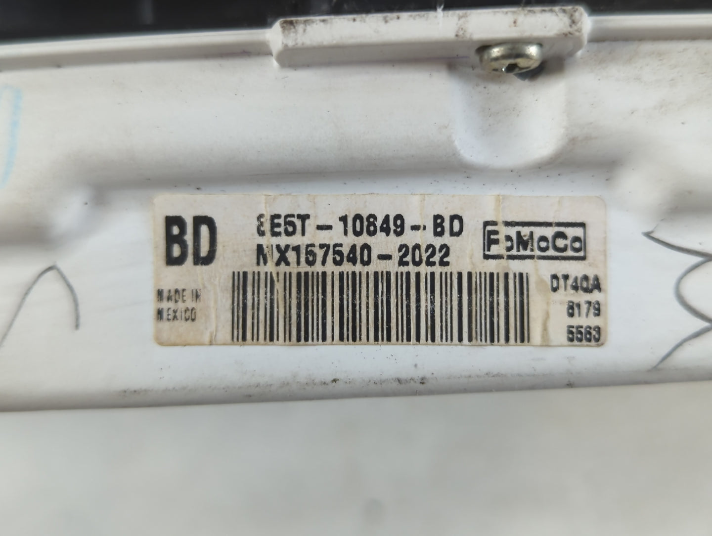 2009 Ford Fusion Instrument Cluster Speedometer Gauges Fits OEM Used Auto Parts - Oemusedautoparts1.com