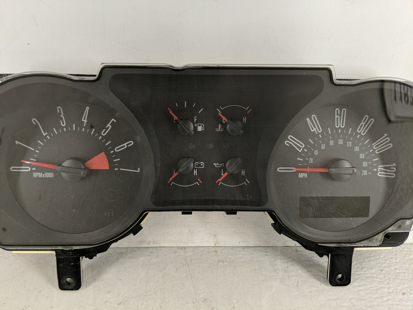 2007-2009 Ford Mustang Instrument Cluster Speedometer Gauges P/N:7R33-10849-EC Fits Fits 2007 2008 2009 OEM Used Auto Parts 