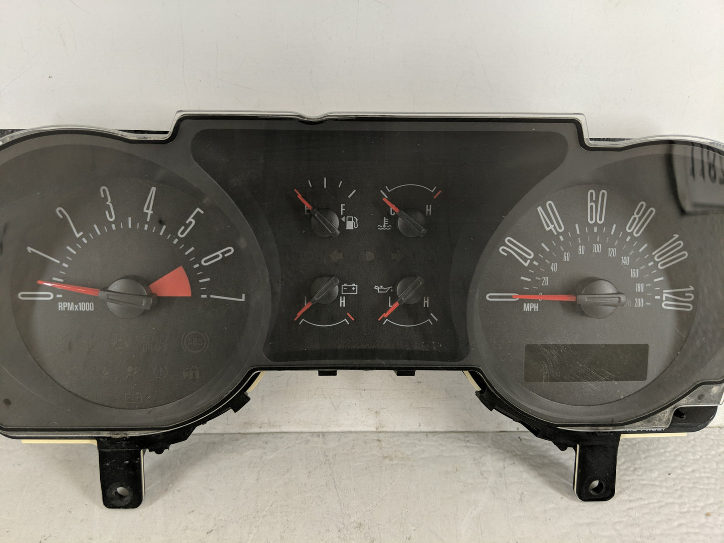 2007-2009 Ford Mustang Instrument Cluster Speedometer Gauges P/N:7R33-10849-EC Fits Fits 2007 2008 2009 OEM Used Auto Parts 