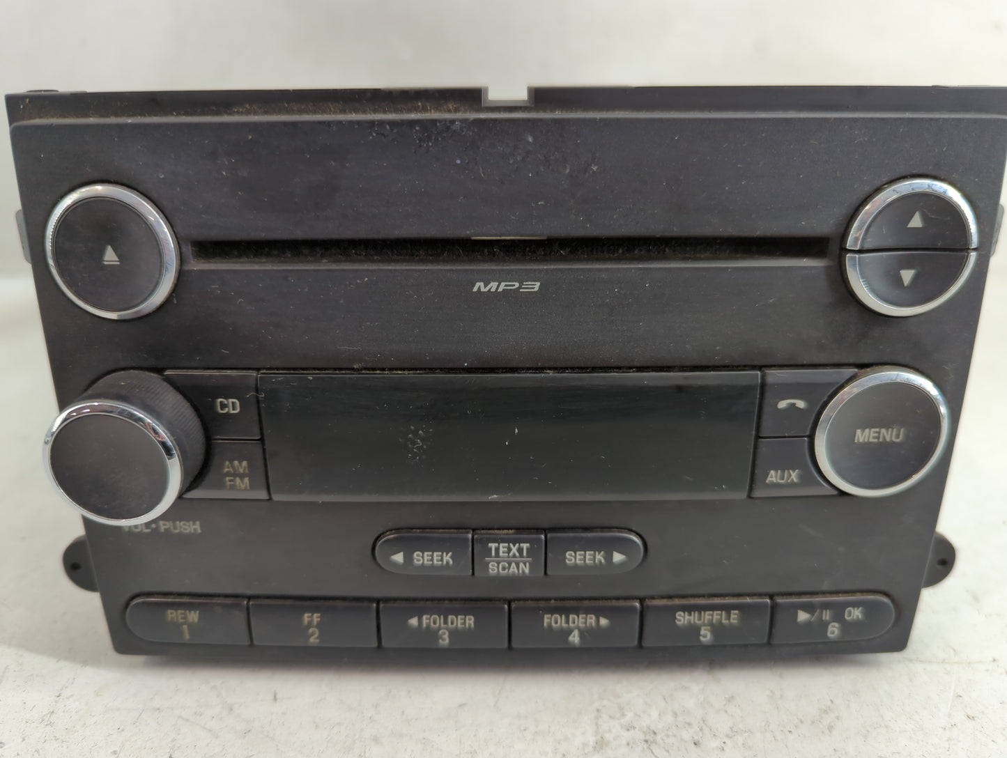 2008-2009 Ford Mustang Radio AM FM Cd Player Receiver Replacement P/N:8R3T-18C869-AG Fits Fits 2008 2009 OEM Used Auto Parts