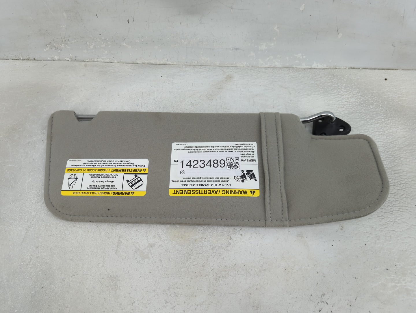 2007-2010 Ford Ranger Sun Visor Shade Replacement Driver Left Mirror Fits Fits 2007 2008 2009 2010 OEM Used Auto Parts - Oem