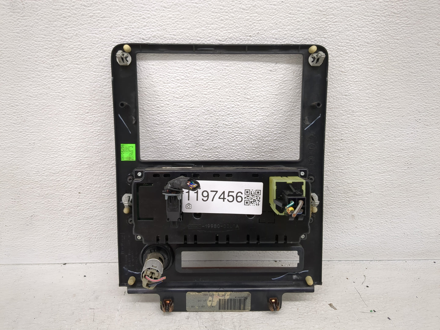 2008-2009 Ford Taurus Climate Control Module Temperature AC/Heater Replacement P/N:19980-DZU7A Fits Fits 2008 2009 OEM Used 