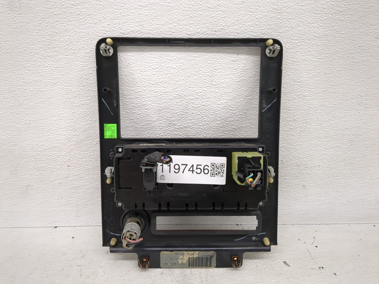 2008-2009 Ford Taurus Climate Control Module Temperature AC/Heater Replacement P/N:19980-DZU7A Fits Fits 2008 2009 OEM Used 