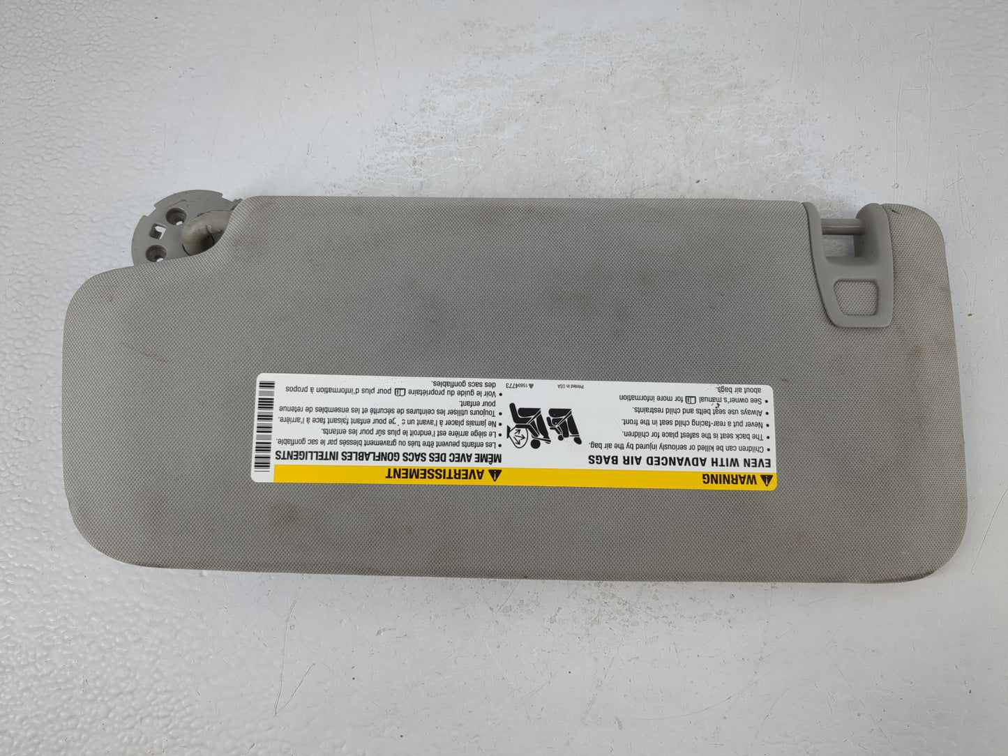 2007-2017 Gmc Acadia Sun Visor Shade Replacement Passenger Right Mirror Fits OEM Used Auto Parts - Oemusedautoparts1.com
