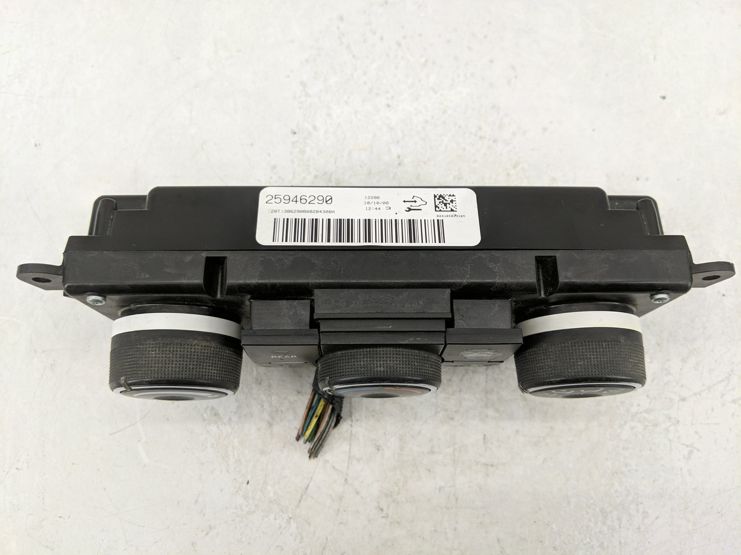 2007-2012 Gmc Acadia Climate Control Module Temperature AC/Heater Replacement P/N:25946290 Fits Fits 2007 2008 2009 2010 201