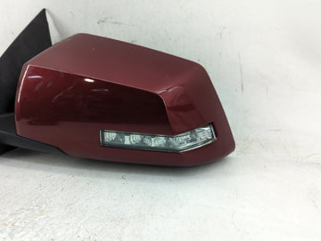2015-2017 Gmc Acadia Driver Left Side View Manual Door Mirror Burgundy