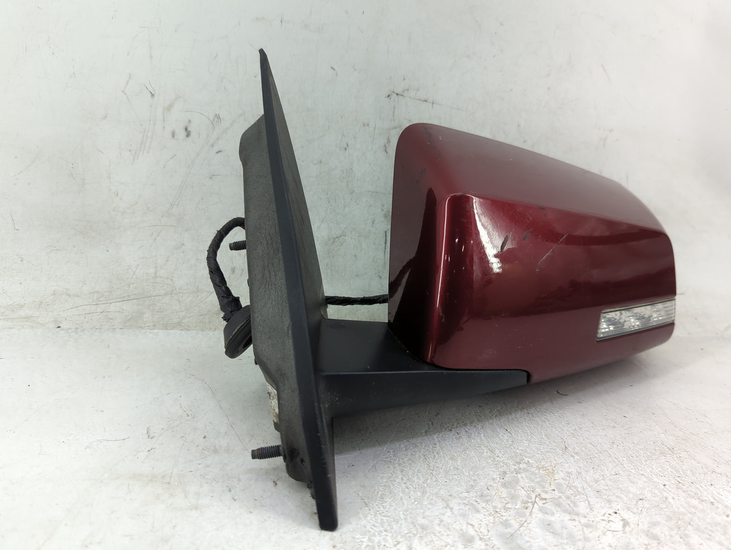 2015-2017 Gmc Acadia Driver Left Side View Manual Door Mirror Burgundy - Oemusedautoparts1.com