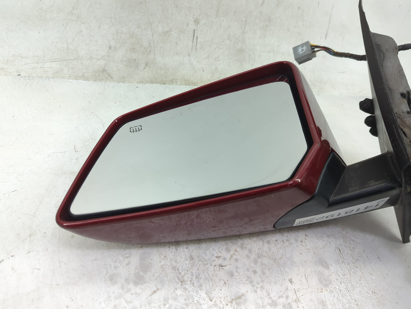 2015-2017 Gmc Acadia Driver Left Side View Manual Door Mirror Burgundy - Oemusedautoparts1.com