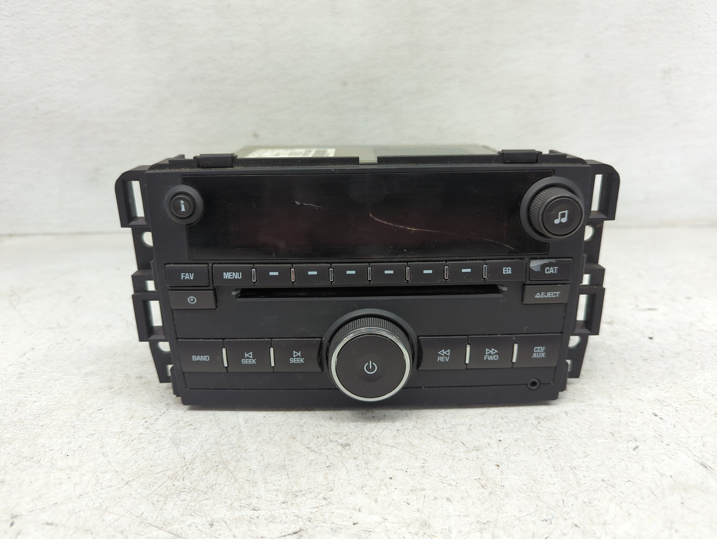 2009-2011 Gmc Acadia Radio AM FM Cd Player Receiver Replacement P/N:25974805 Fits Fits 2009 2010 2011 OEM Used Auto Parts - 