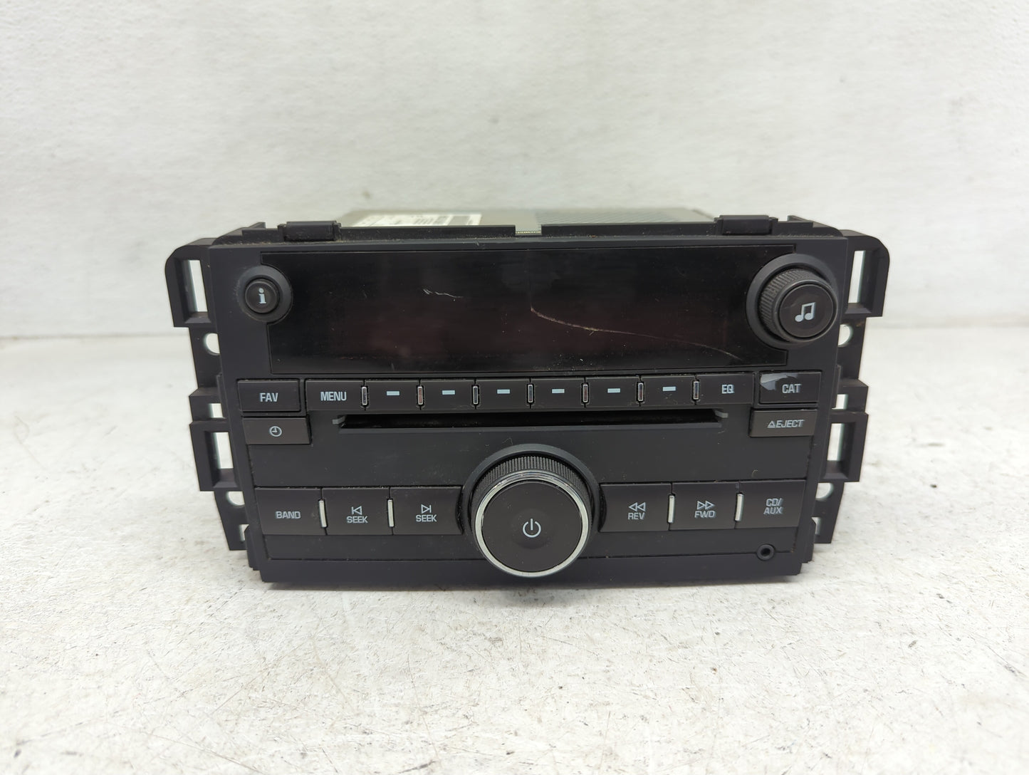 2009-2011 Gmc Acadia Radio AM FM Cd Player Receiver Replacement P/N:25974805 Fits Fits 2009 2010 2011 OEM Used Auto Parts - 