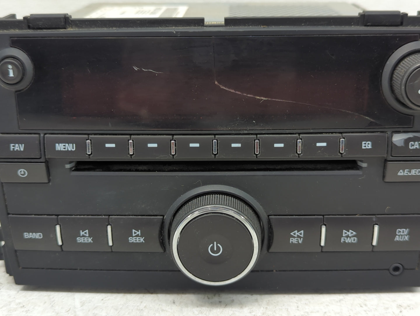 2009-2011 Gmc Acadia Radio AM FM Cd Player Receiver Replacement P/N:25974805 Fits Fits 2009 2010 2011 OEM Used Auto Parts - 