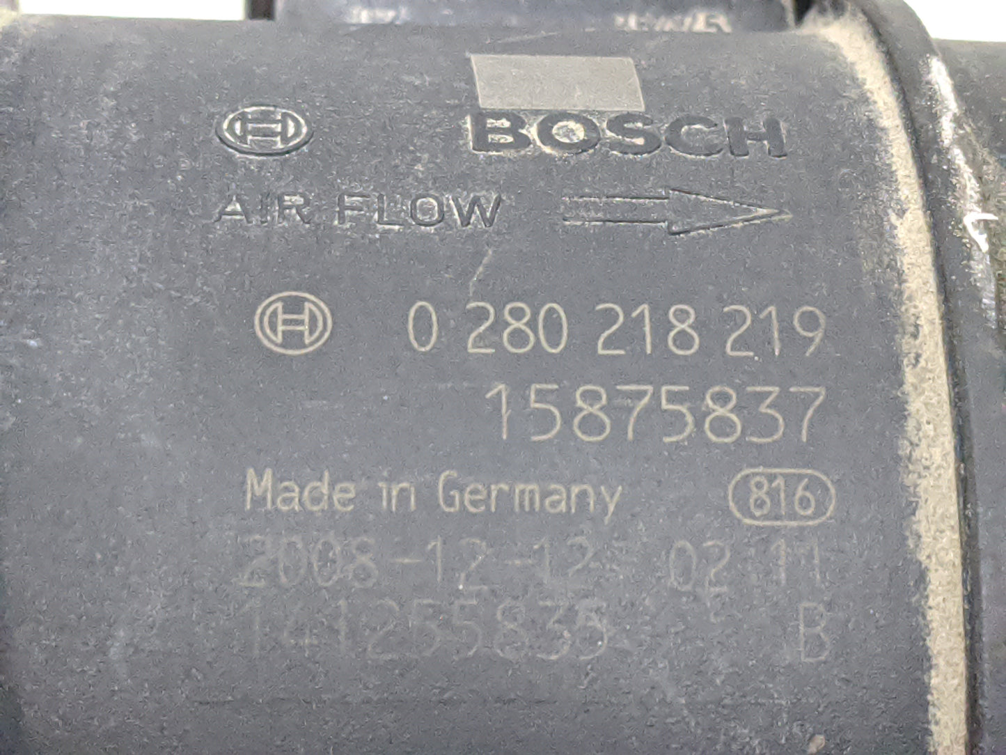 2009-2011 Gmc Acadia Mass Air Flow Meter Maf 1486134 - Oemusedautoparts1.com
