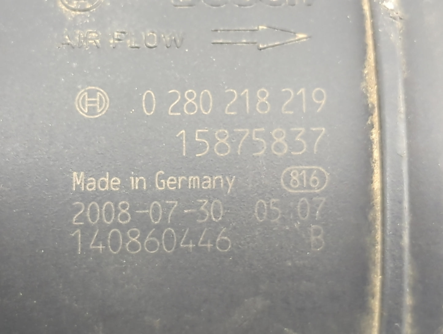 2009-2011 Gmc Acadia Mass Air Flow Meter Maf 1488280 - Oemusedautoparts1.com