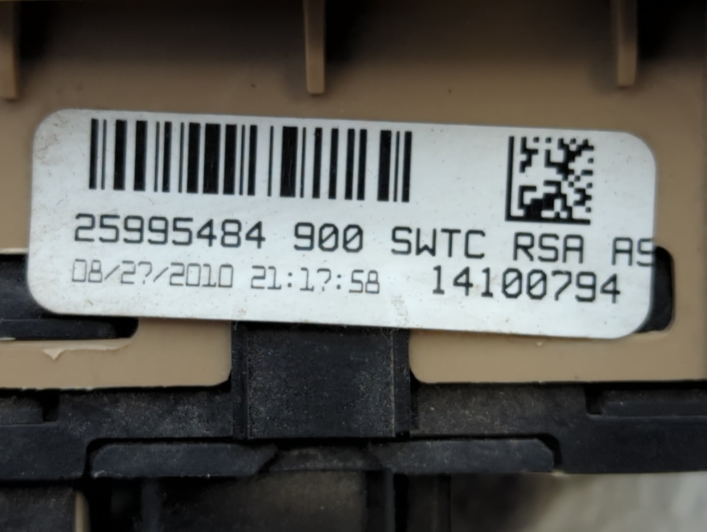 2007-2017 Gmc Acadia Master Power Window Switch Replacement Driver Side Left P/N:25995484 20945224 Fits OEM Used Auto Parts 