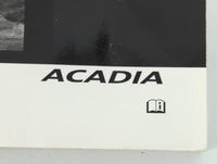 2009 Gmc Acadia Owners Manual Book Guide P/N:15919282 A OEM Used Auto Parts - Oemusedautoparts1.com