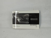 2009 Gmc Acadia Owners Manual Book Guide OEM Used Auto Parts - Oemusedautoparts1.com