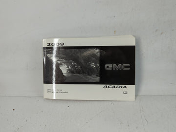 2009 Gmc Acadia Owners Manual Book Guide OEM Used Auto Parts