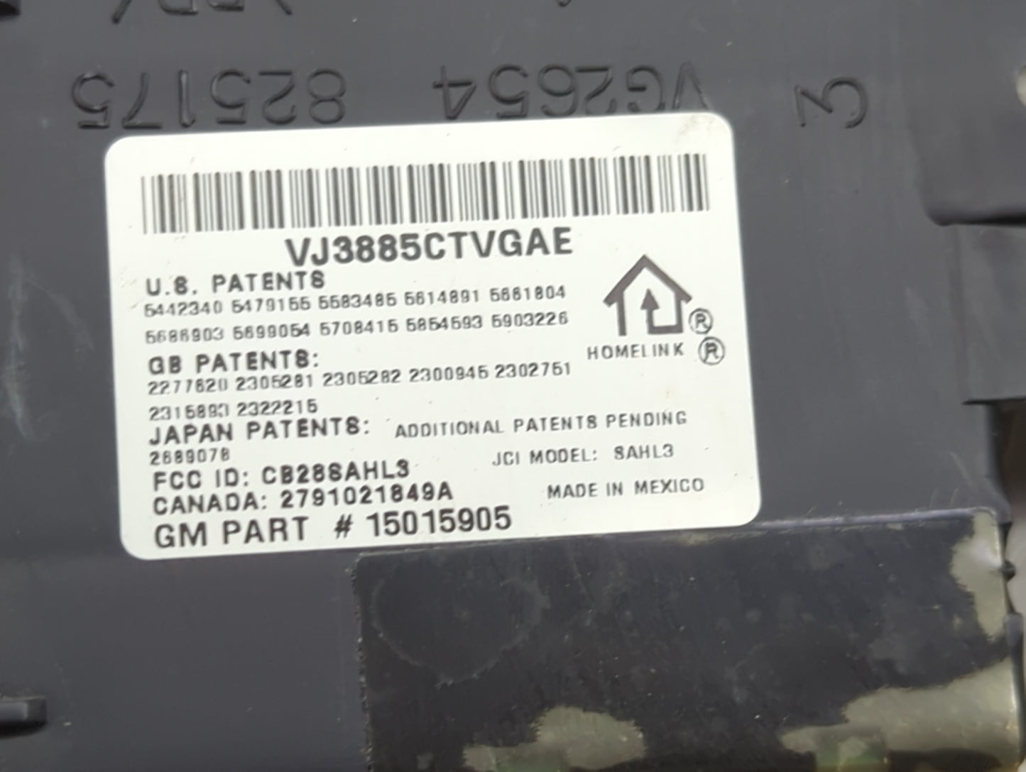 2005-2009 Gmc Envoy Overhead Roof Console 1412788 - Oemusedautoparts1.com