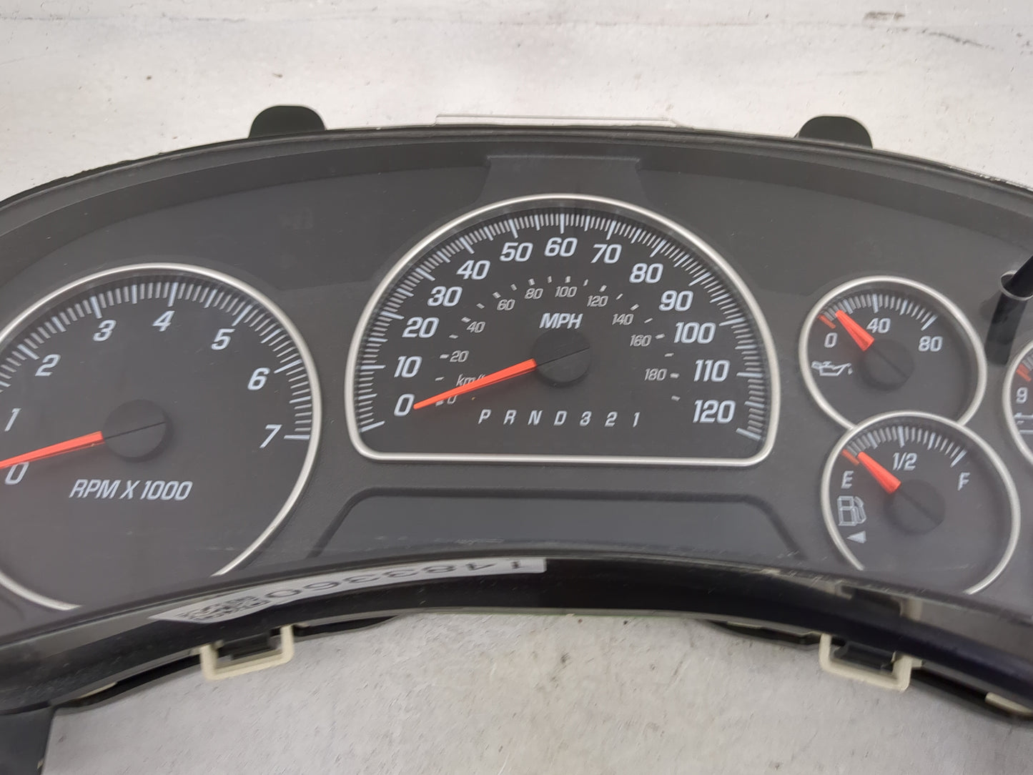 2006-2009 Gmc Envoy Instrument Cluster Speedometer Gauges P/N:15298118 28037763 Miles: Fits Fits 2006 2007 2008 2009 OEM Use