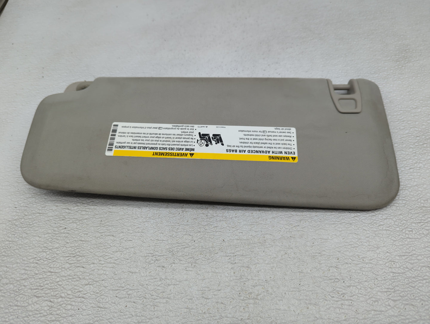 2007-2013 Gmc Sierra 1500 Sun Visor Shade Replacement Passenger Right Mirror Fits Fits 2007 2008 2009 2010 2011 2012 2013 20
