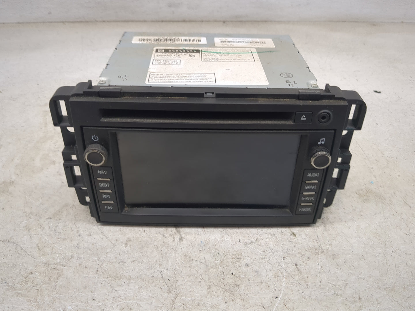 2009 Gmc Sierra 1500 Radio AM FM Cd Player Receiver Replacement P/N:20862568 CQ-XG9864X, DW468100-6611 Fits Fits 2008 OEM Us