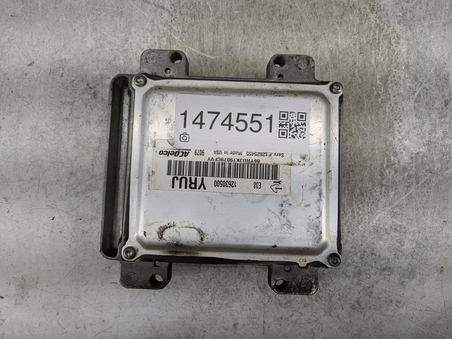 2009 Gmc Sierra 1500 PCM Engine Control Computer ECU ECM PCU OEM P/N:12630500 12625455 Fits Fits 2010 OEM Used Auto Parts - 